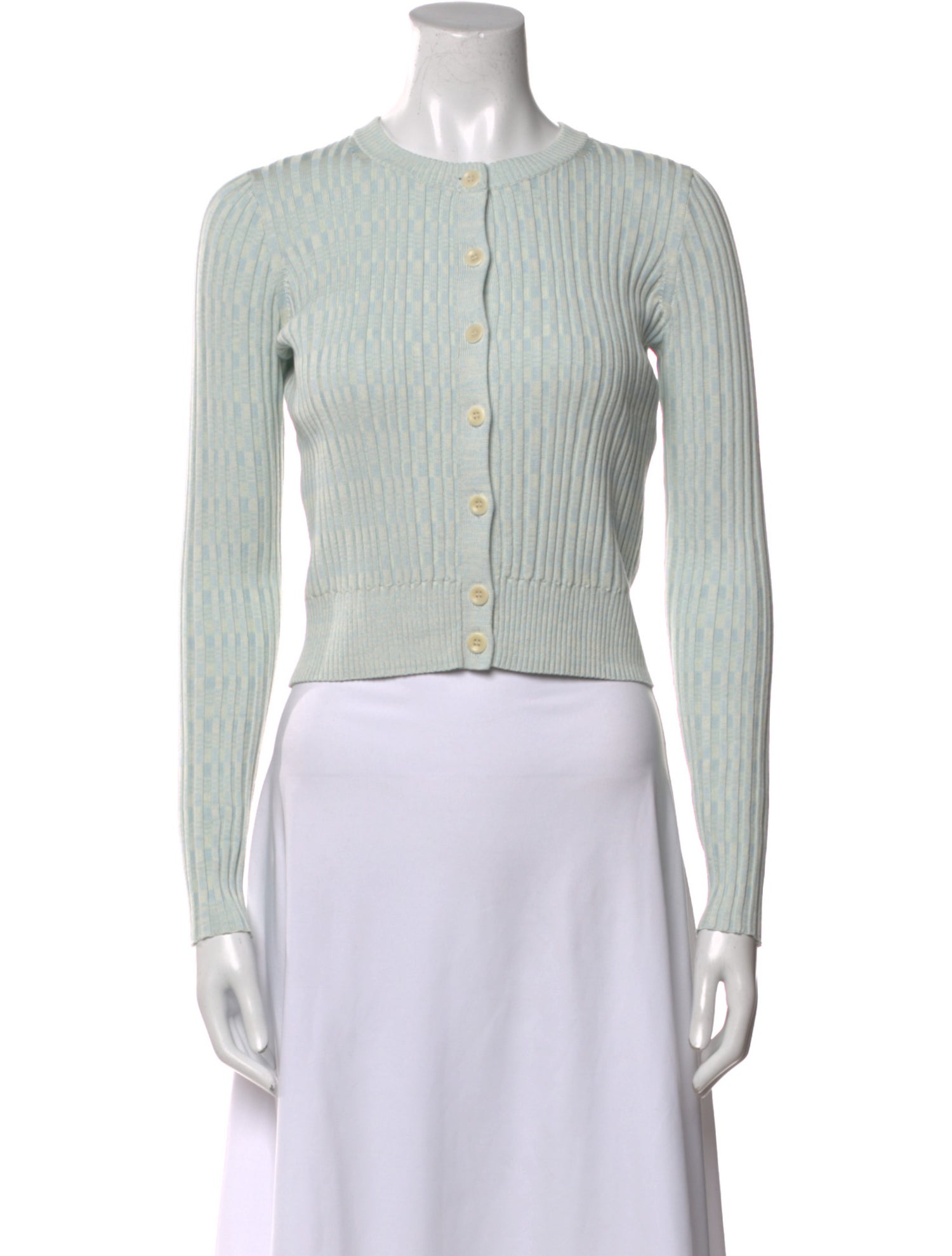 Proenza Schouler White Label Silk Crew Neck Sweater