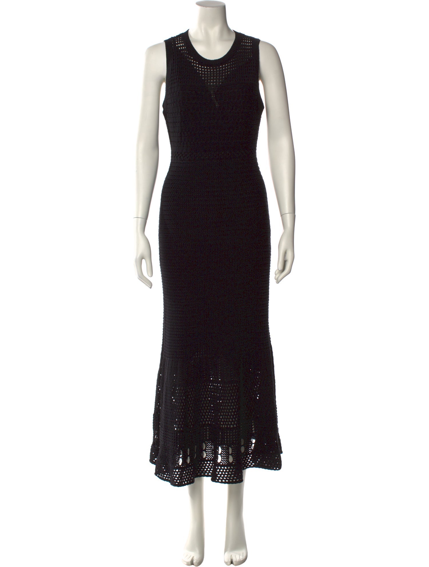 Proenza Schouler White Label Crew Neck Long Dress