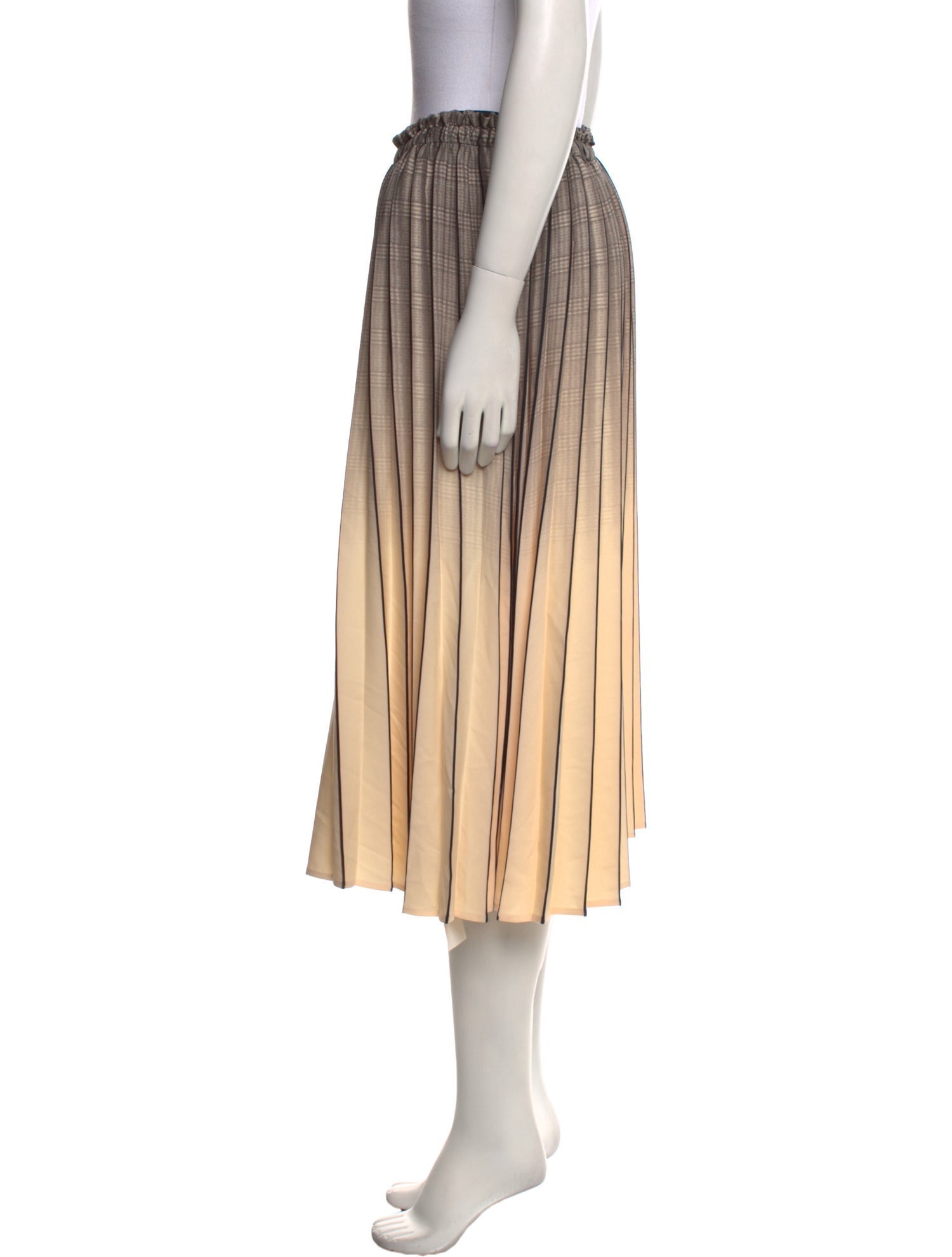 Proenza Schouler White Label Striped Midi Length Skirt w/ Tags