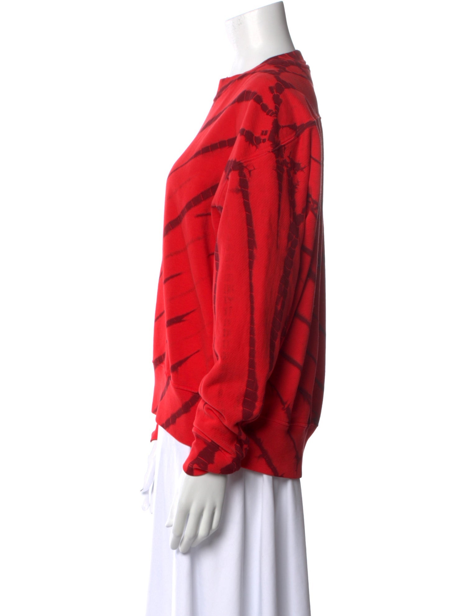 Proenza Schouler White Label Striped Crew Neck Sweatshirt