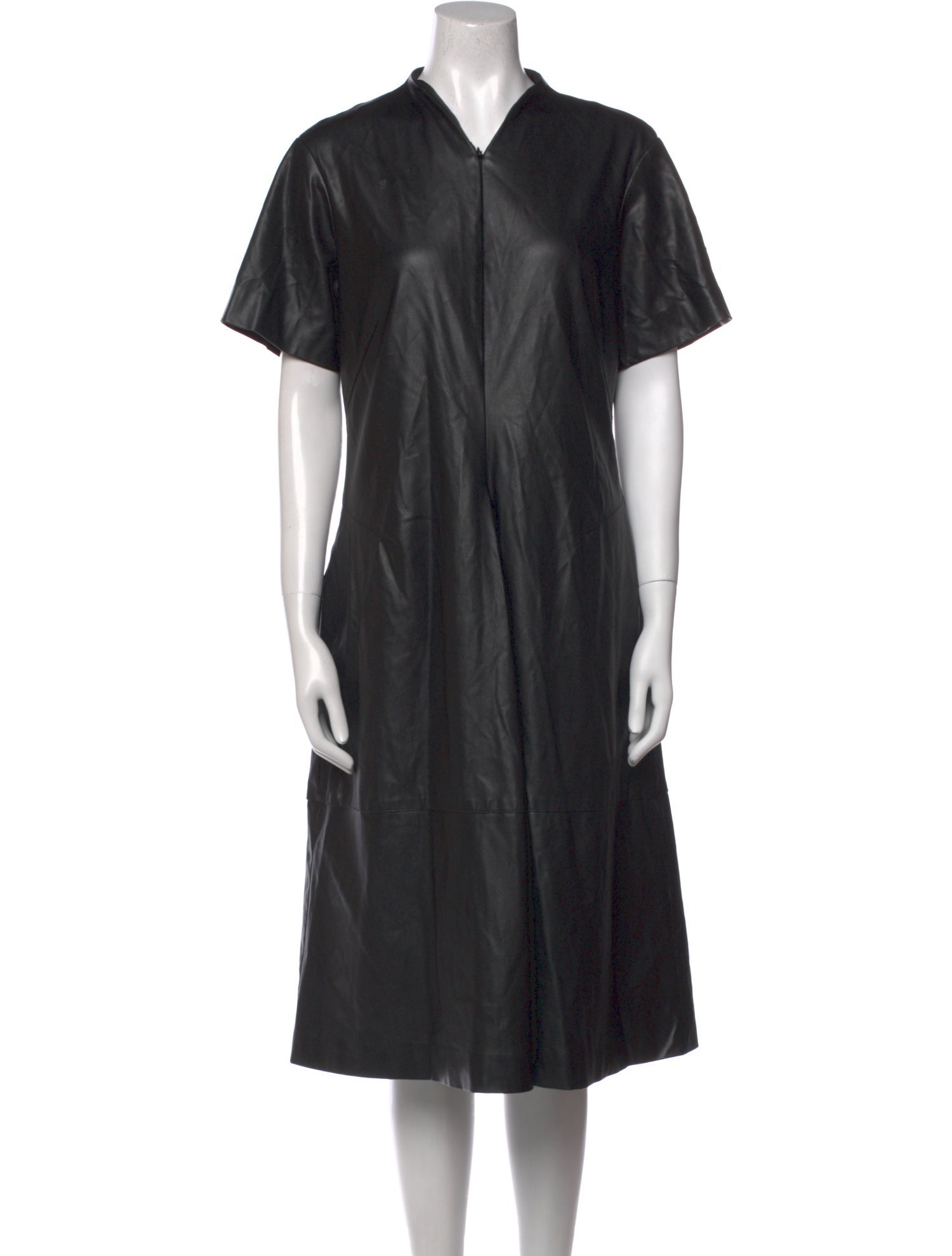 Proenza Schouler White Label V-Neck Midi Length Dress