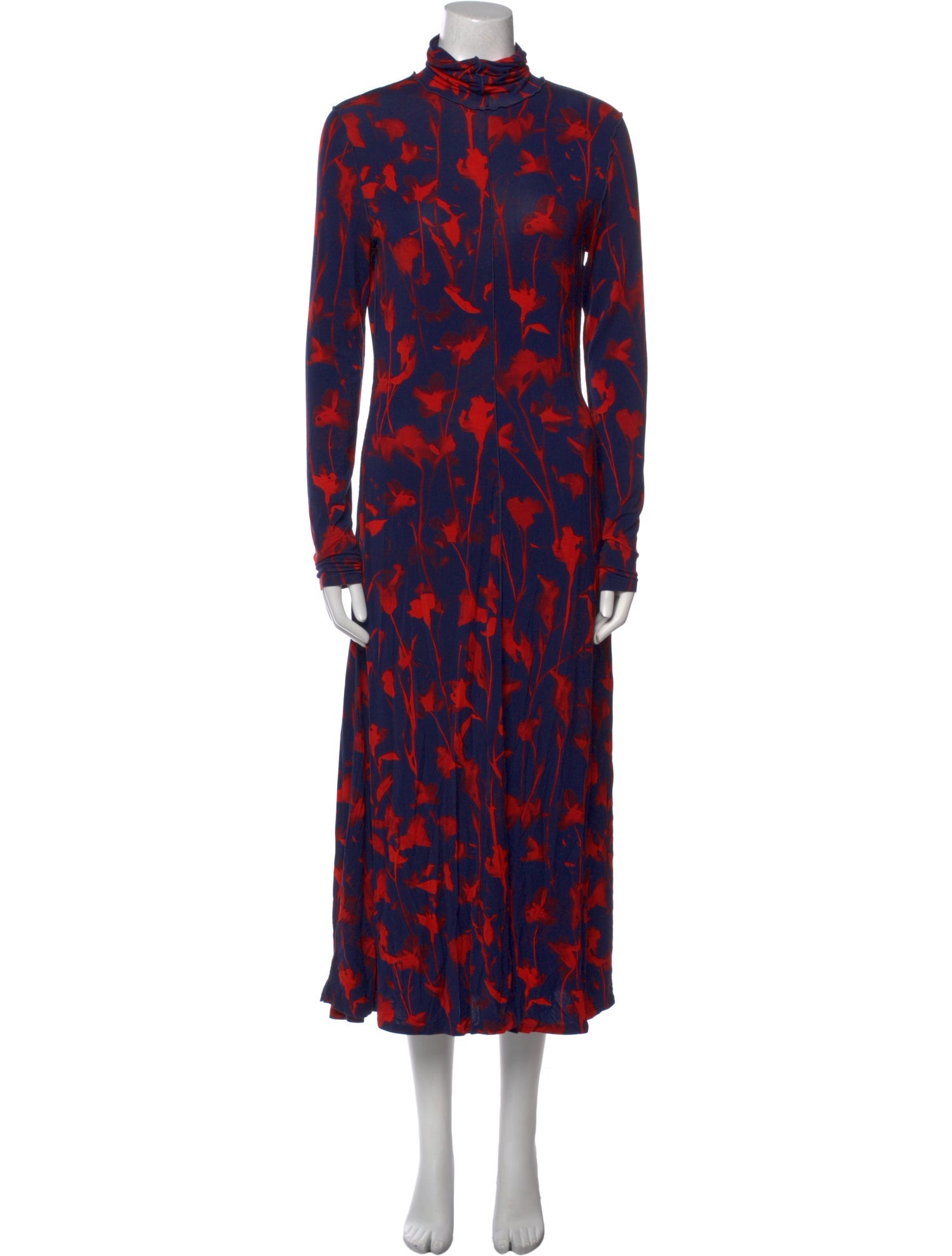 Proenza Schouler White Label Floral Print Long Dress