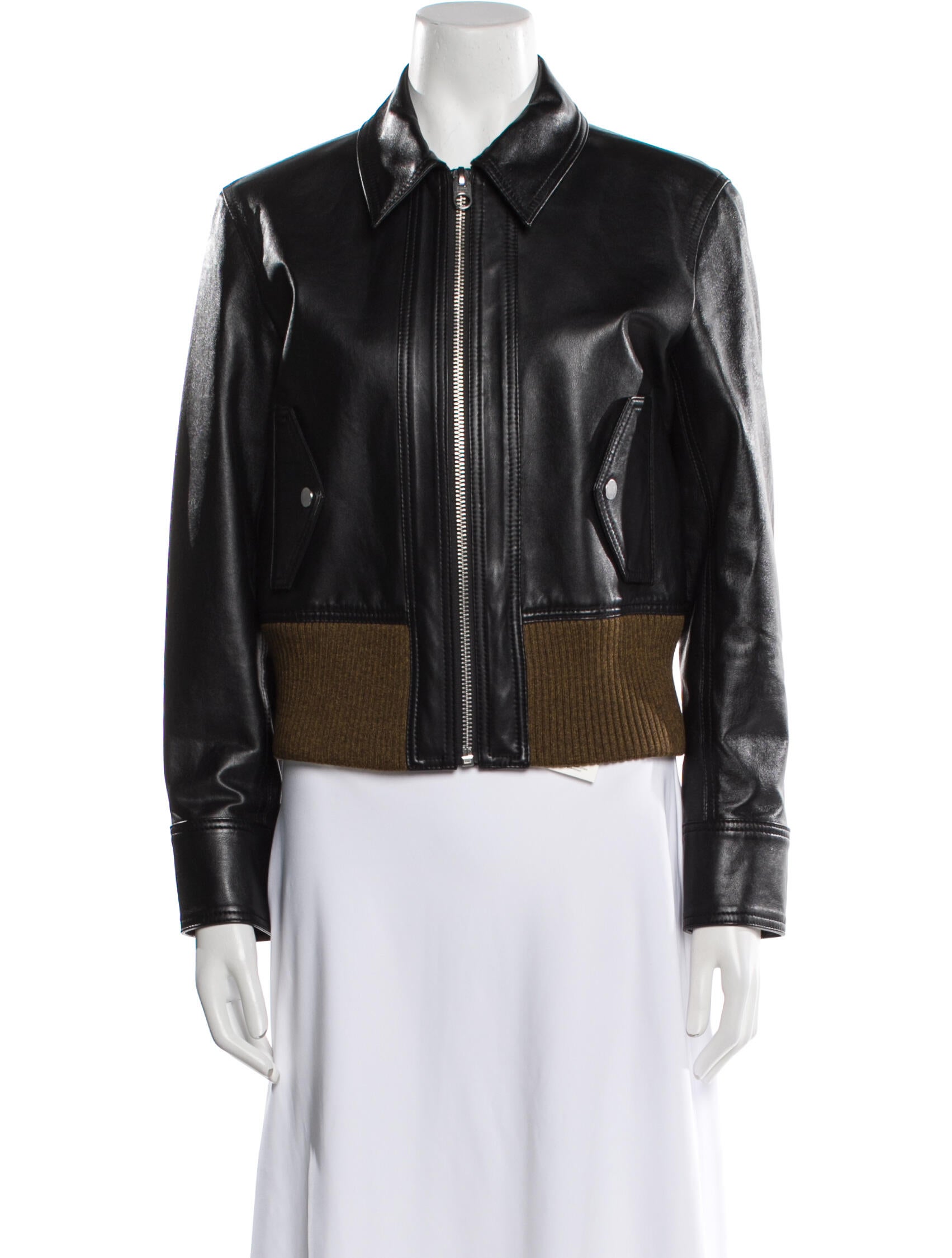 Proenza Schouler White Label Leather Biker Jacket