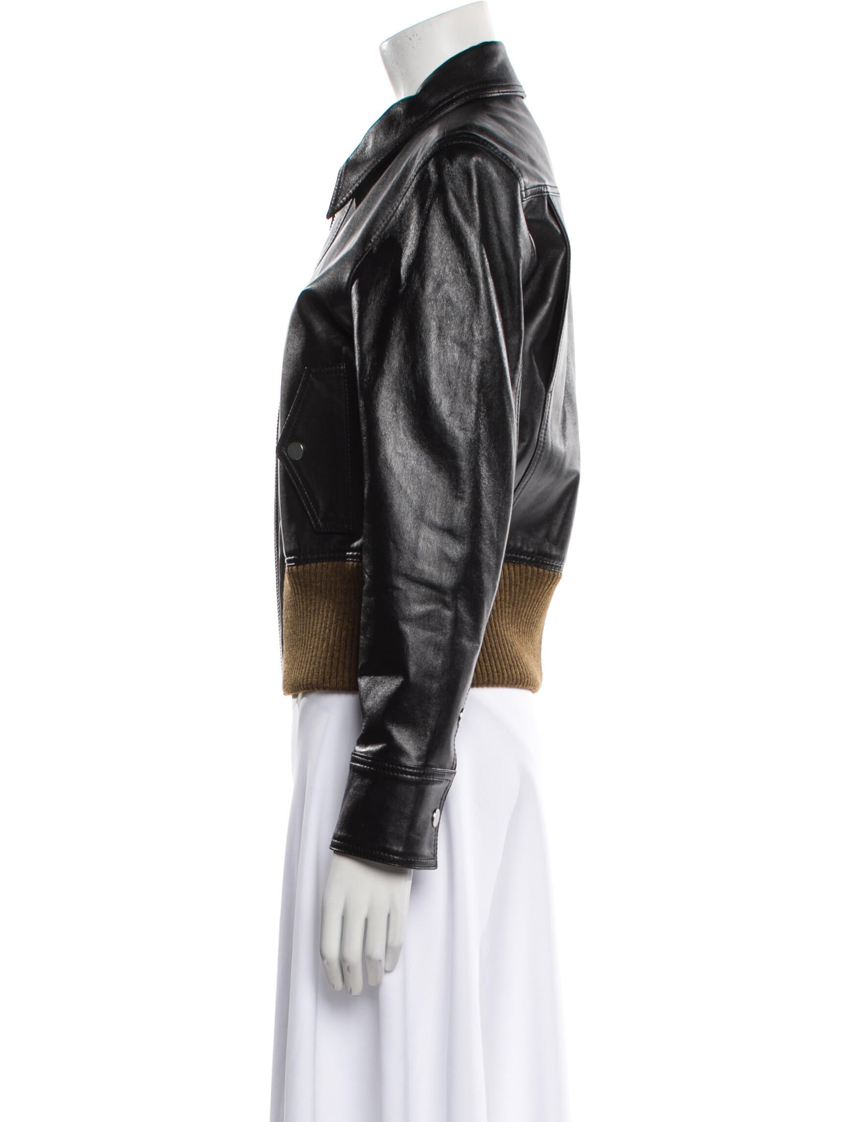 Proenza Schouler White Label Leather Biker Jacket