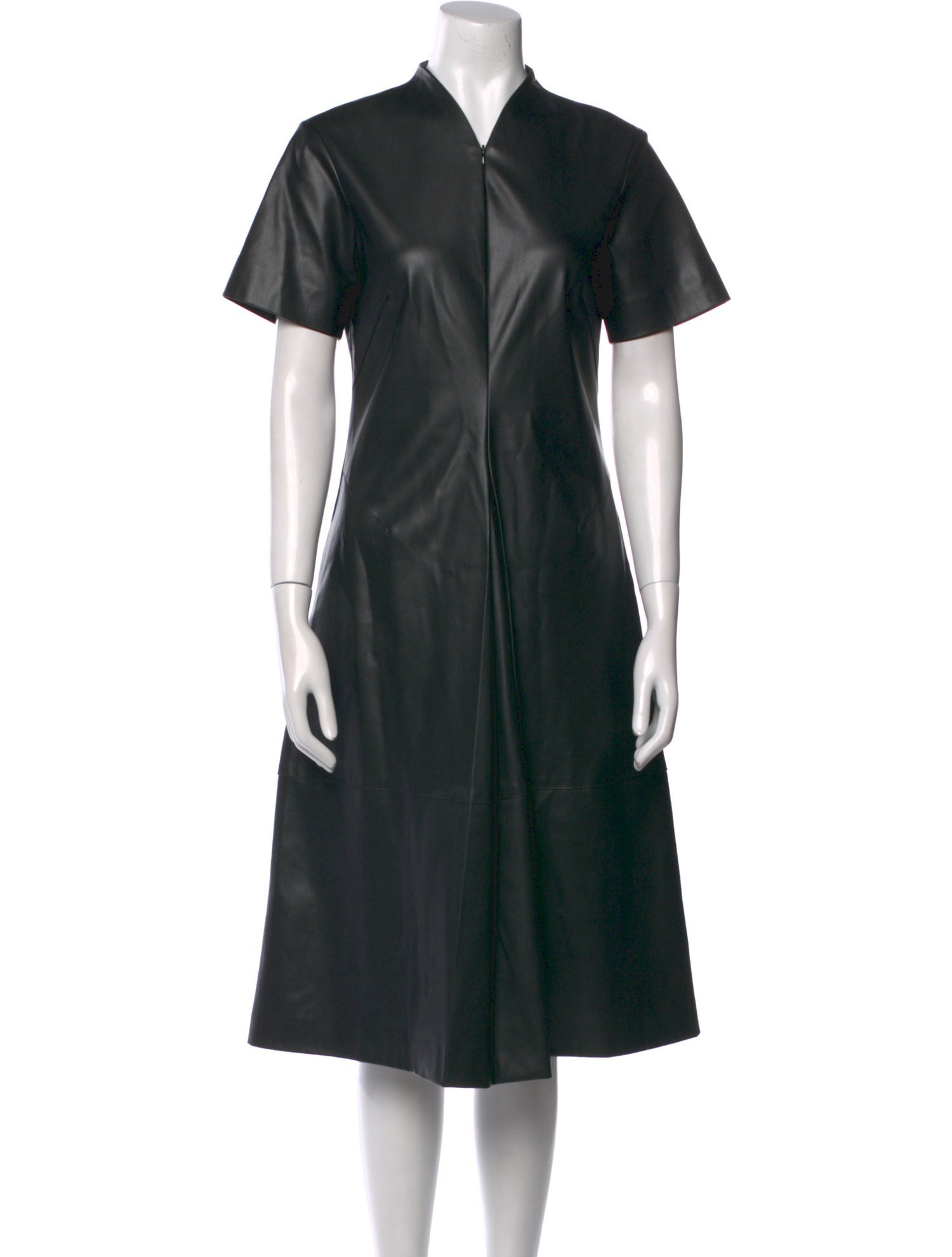 Proenza Schouler White Label V-Neck Midi Length Dress