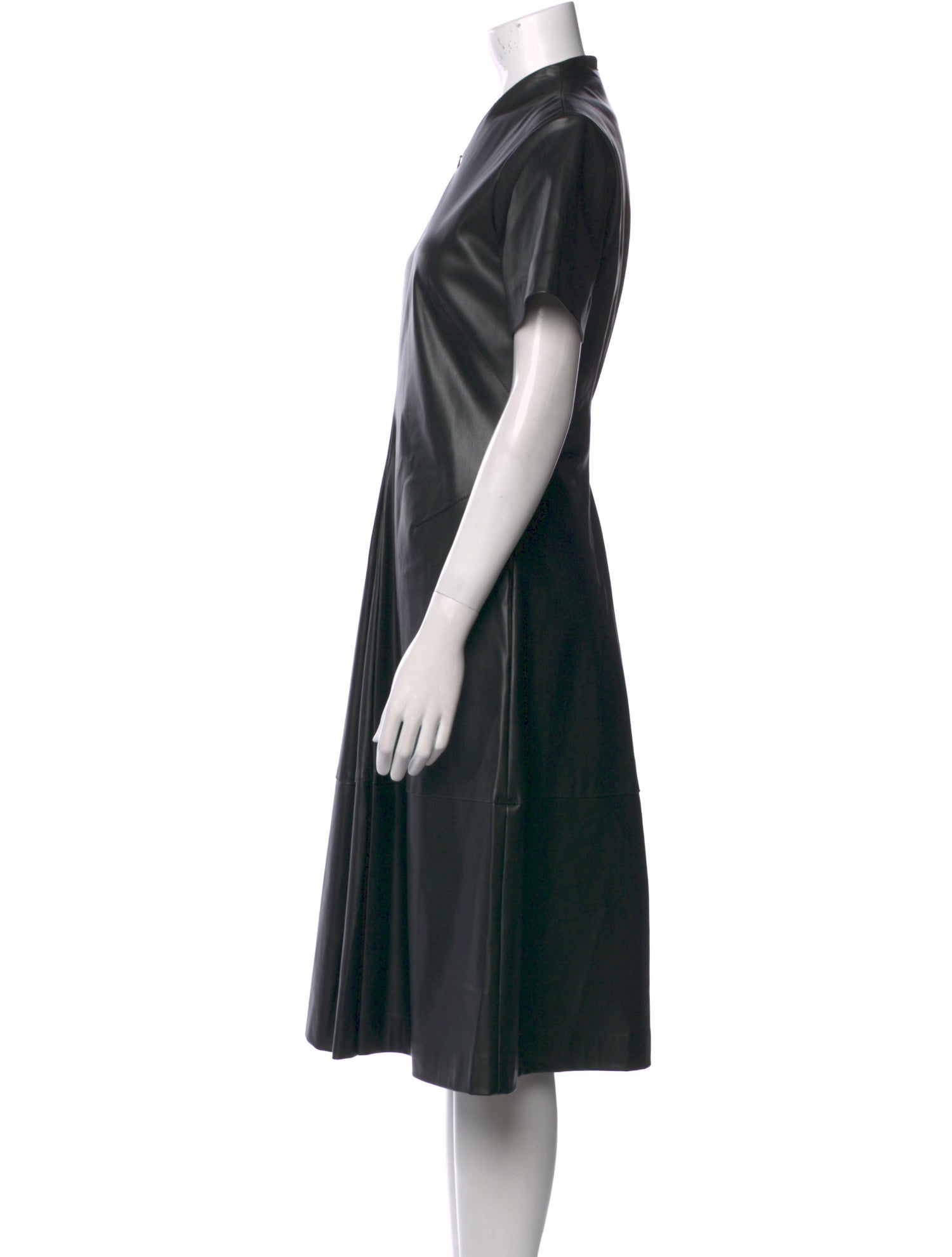 Proenza Schouler White Label V-Neck Midi Length Dress