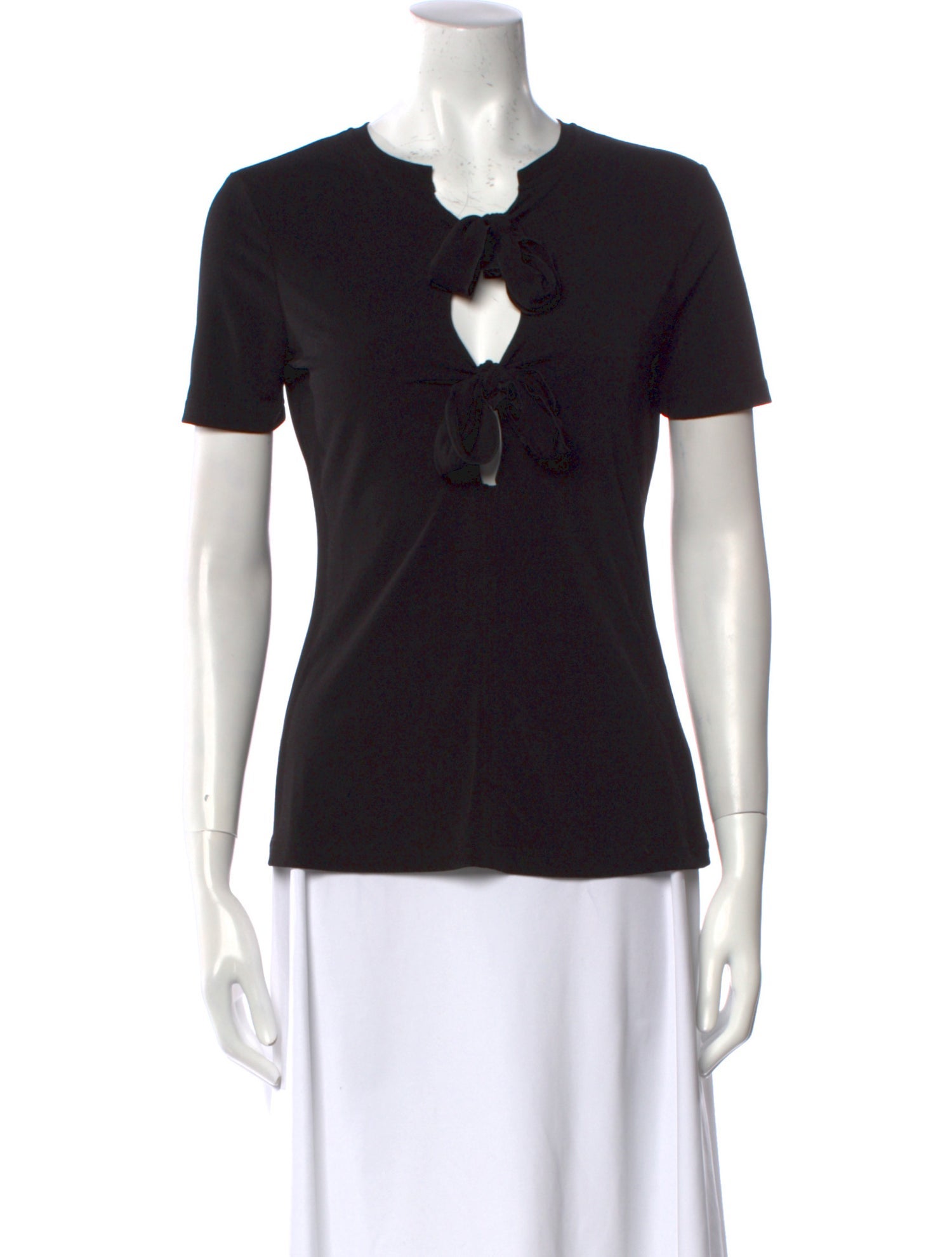 Proenza Schouler White Label V-Neck Short Sleeve T-Shirt