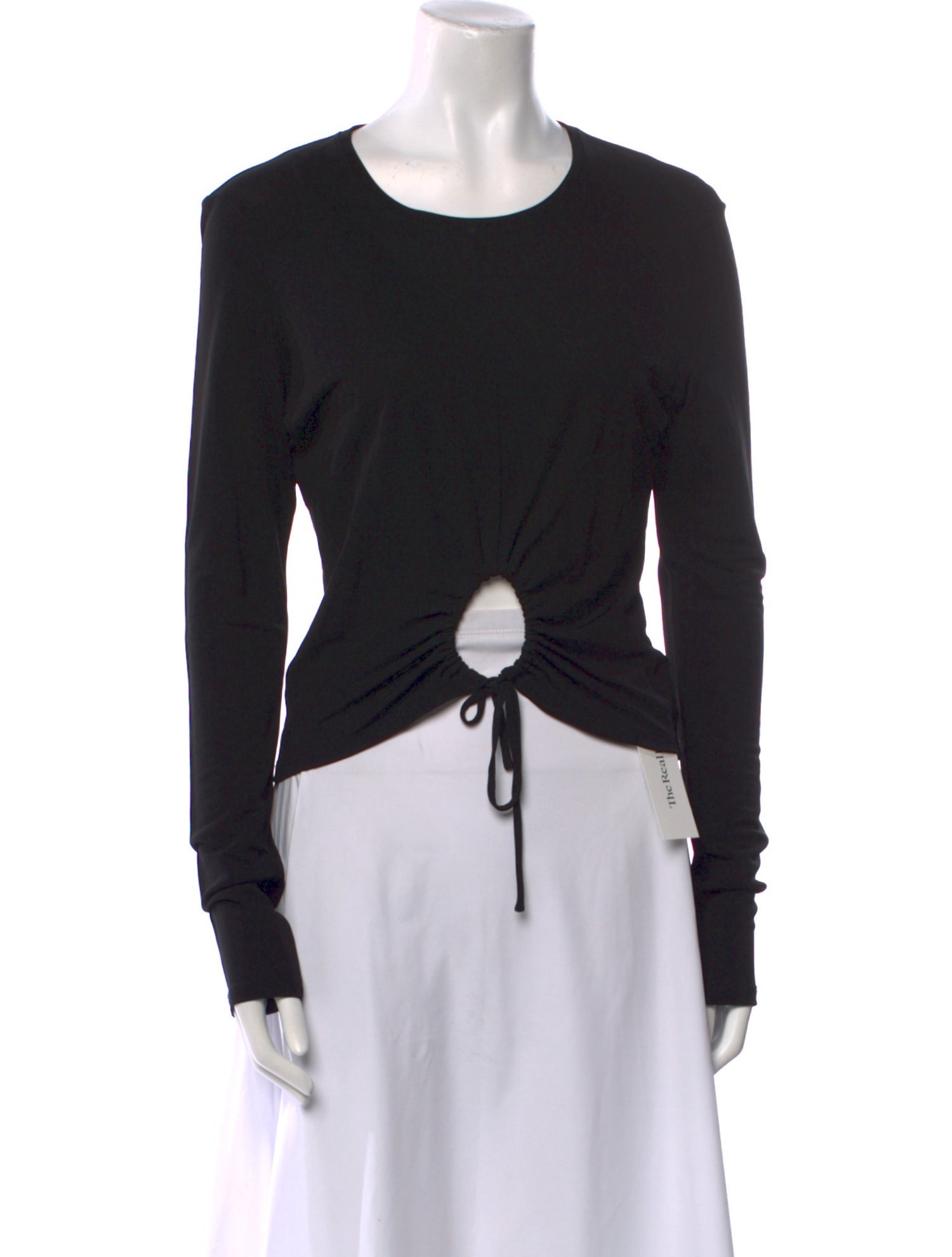 Proenza Schouler White Label Crew Neck Long Sleeve Top