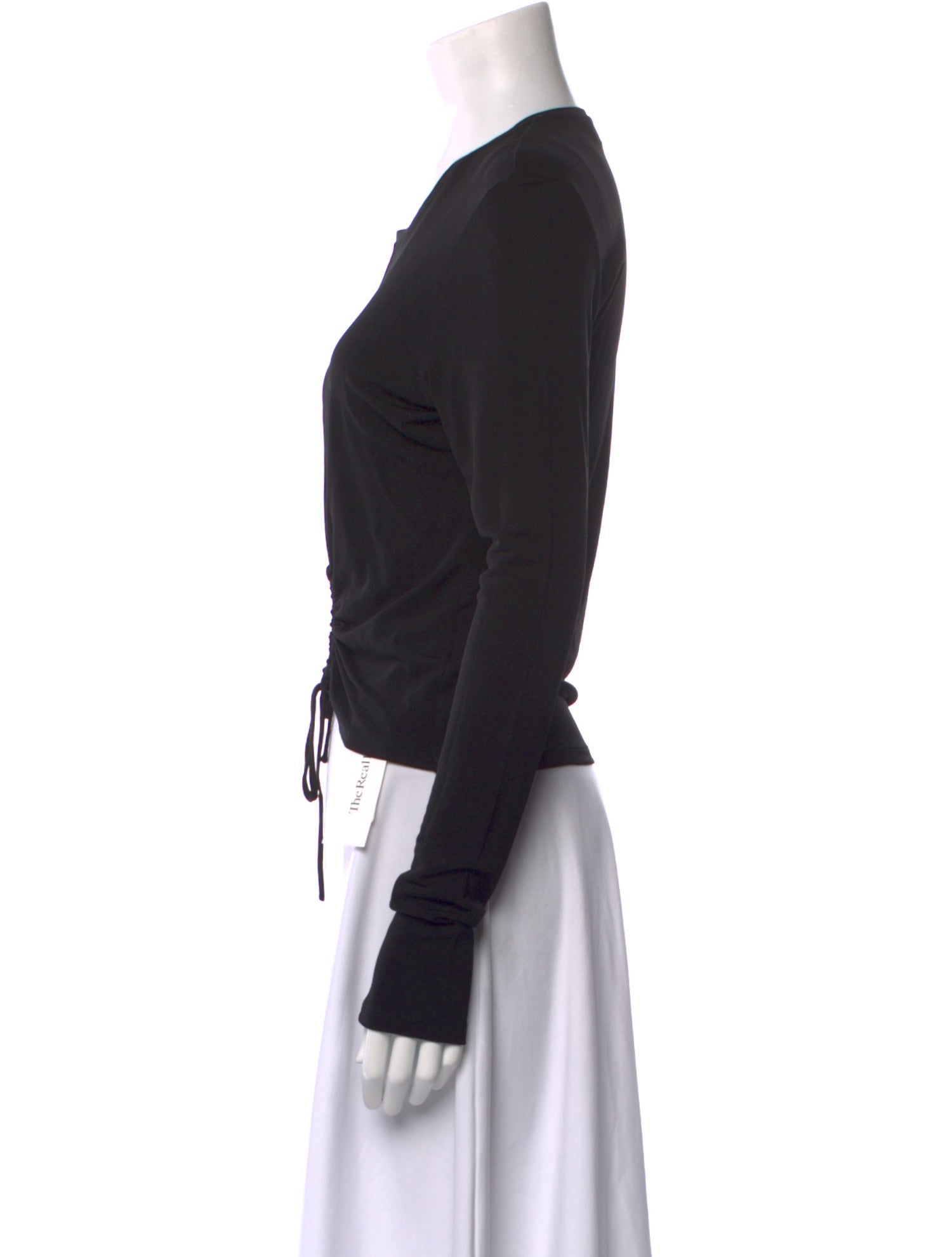 Proenza Schouler White Label Crew Neck Long Sleeve Top