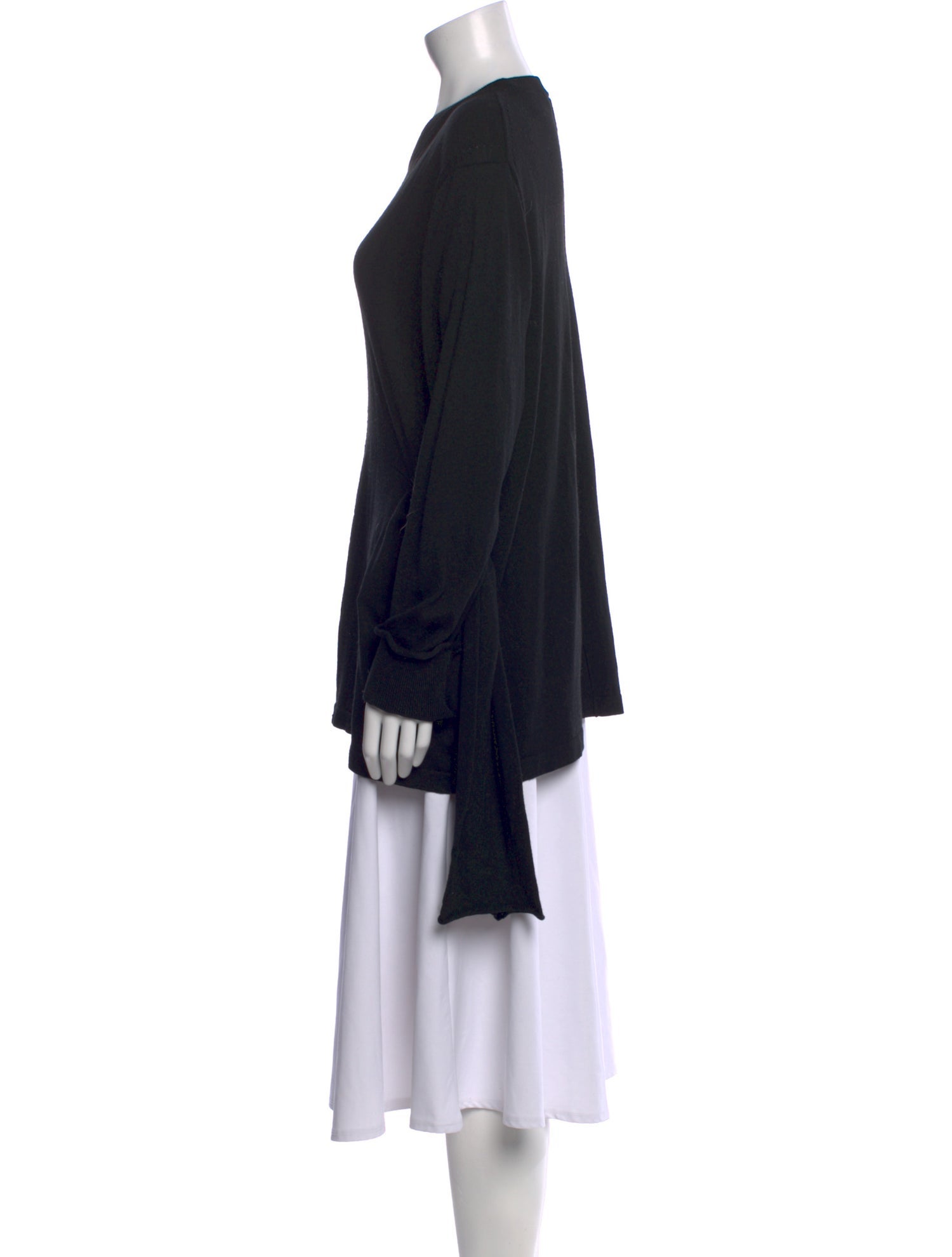 Proenza Schouler White Label Merino Wool Crew Neck Sweater