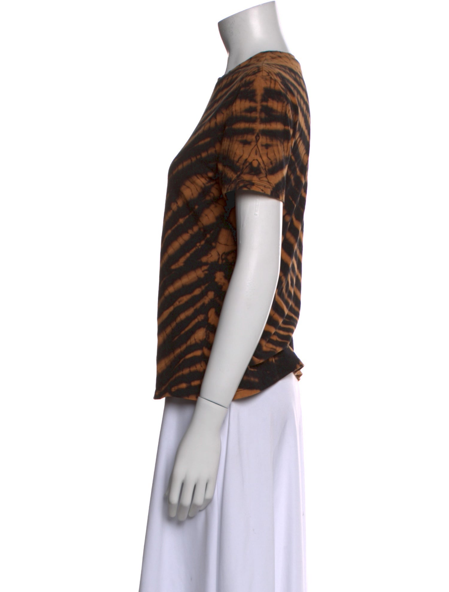 Proenza Schouler White Label Striped Crew Neck T-Shirt