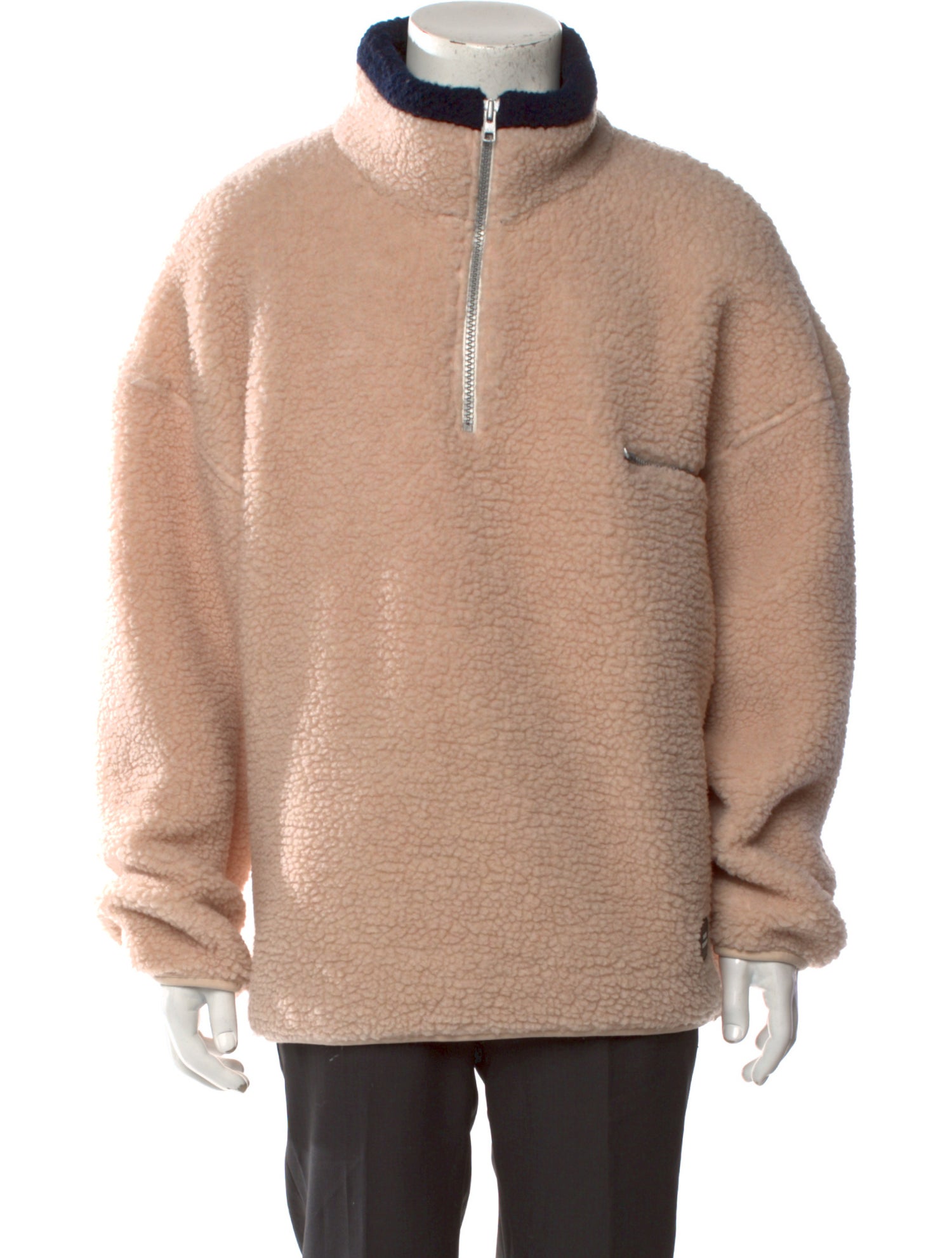 PACCBET Mock Neck Long Sleeve Sweatshirt