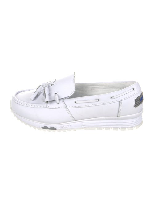 PACCBET Leather Tassel Accents Boat Shoes