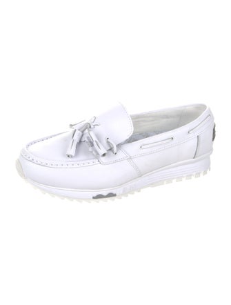 PACCBET Leather Tassel Accents Boat Shoes