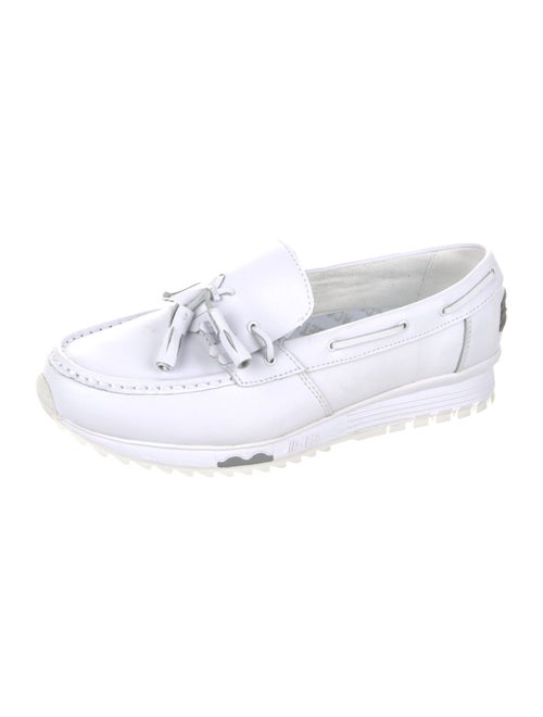PACCBET Leather Tassel Accents Boat Shoes