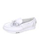 PACCBET Leather Tassel Accents Boat Shoes