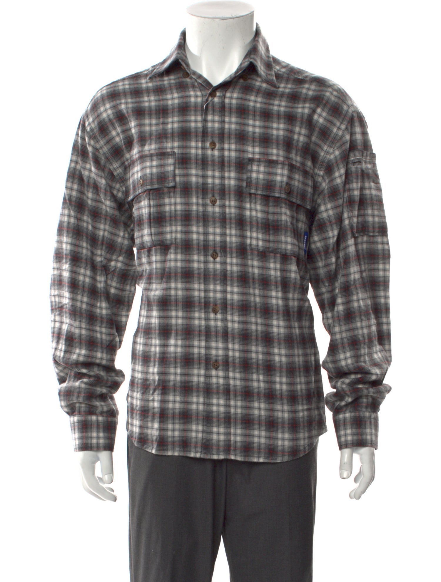 PACCBET Plaid Print Long Sleeve Shirt w/ Tags
