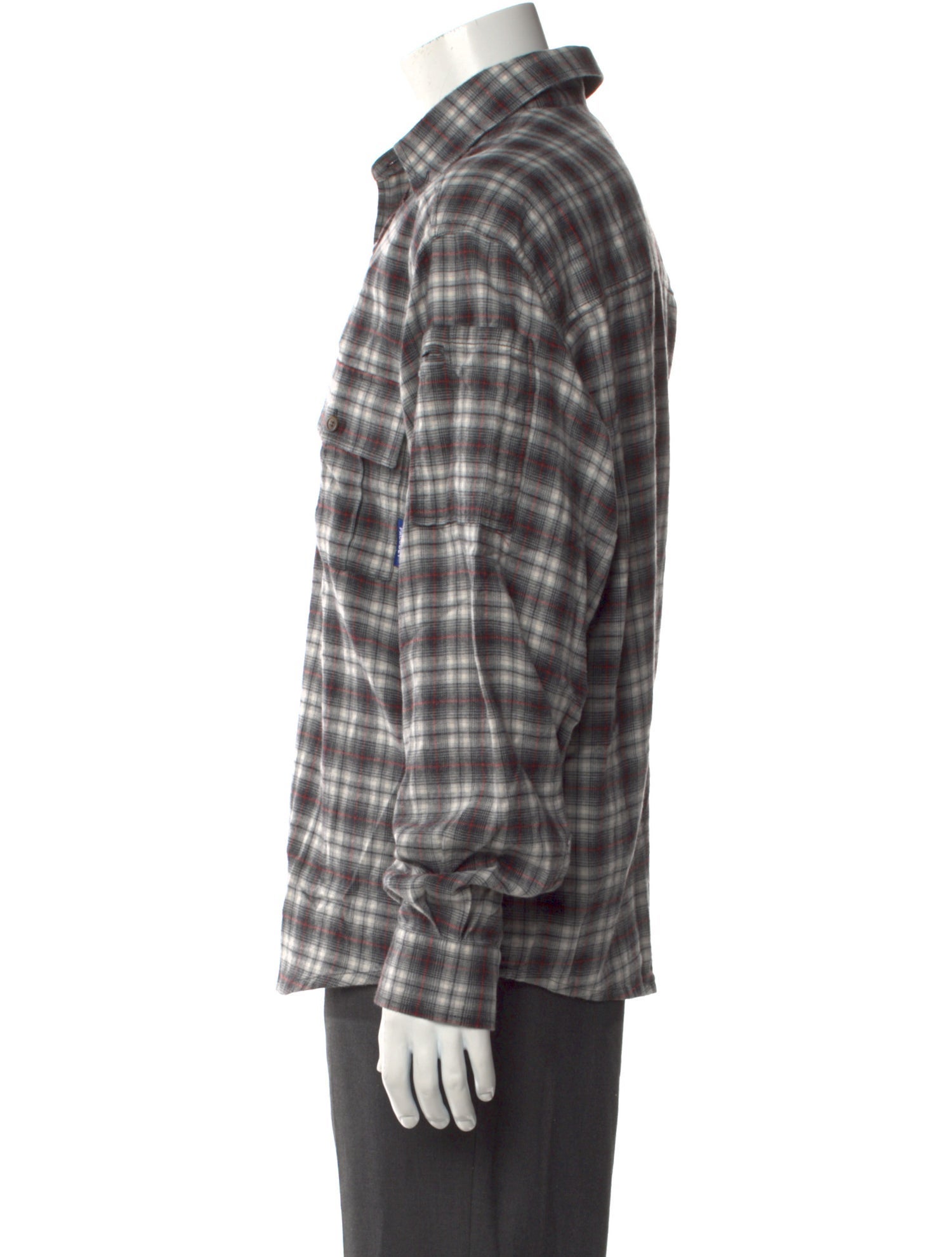 PACCBET Plaid Print Long Sleeve Shirt w/ Tags