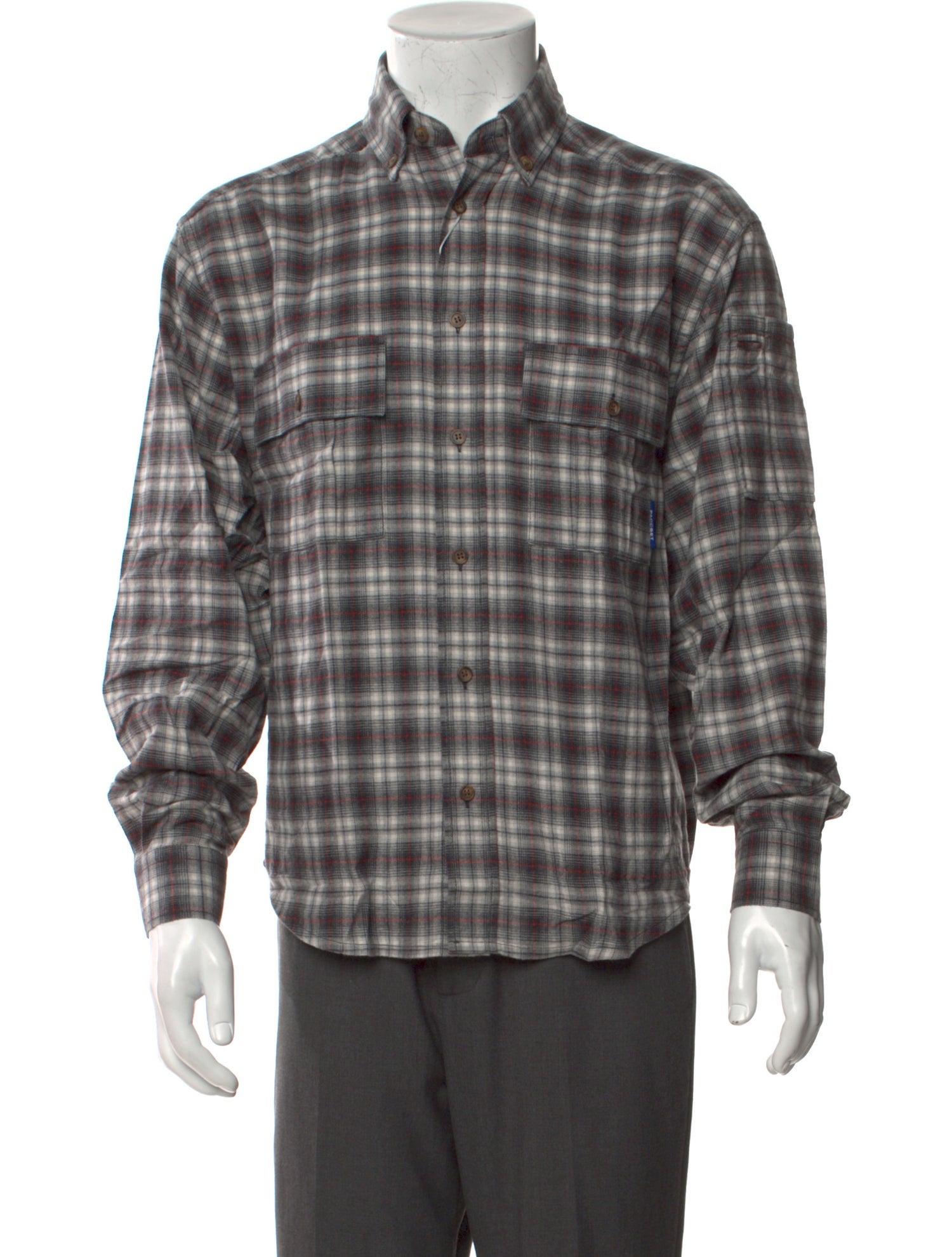 PACCBET Plaid Print Long Sleeve Shirt w/ Tags