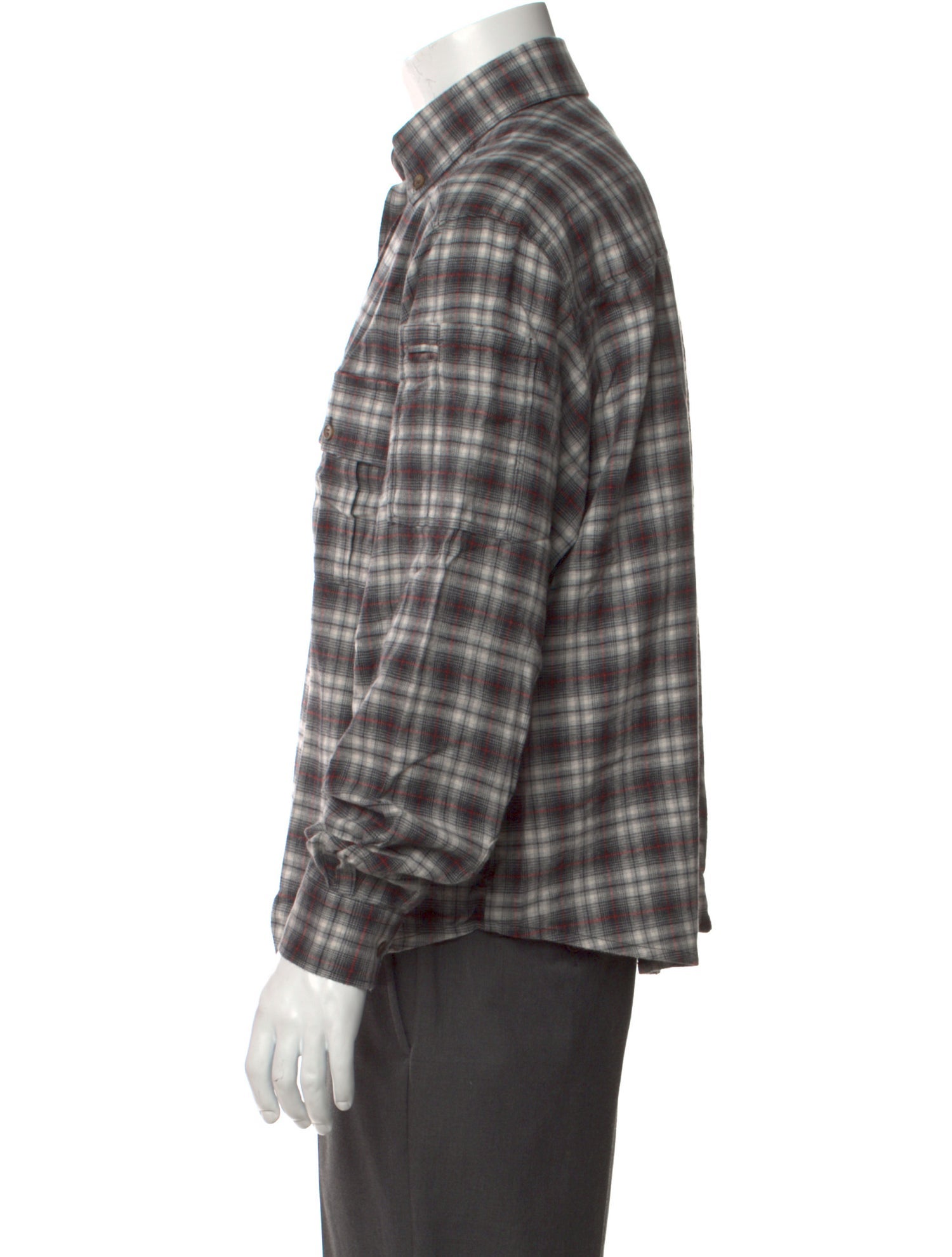 PACCBET Plaid Print Long Sleeve Shirt w/ Tags