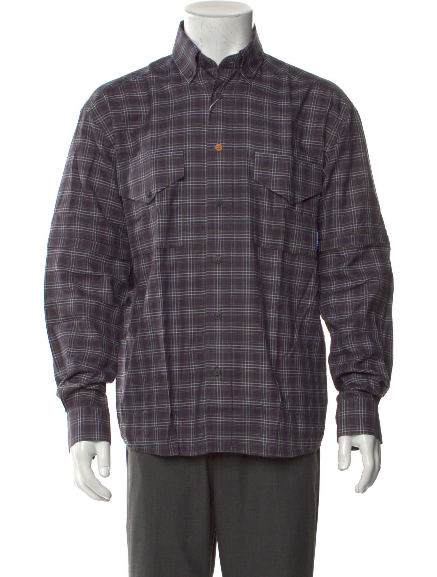 PACCBET Plaid Print Long Sleeve Shirt w/ Tags