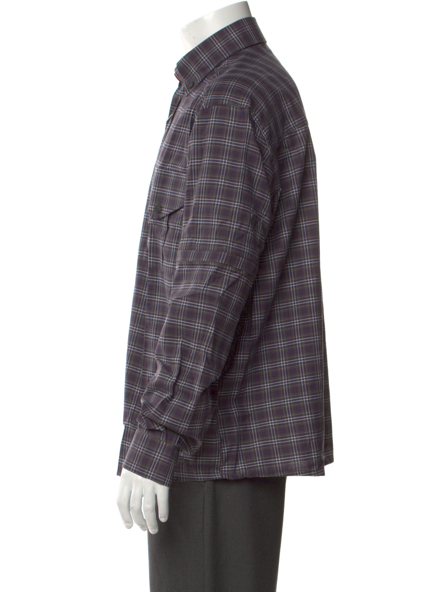 PACCBET Plaid Print Long Sleeve Shirt w/ Tags