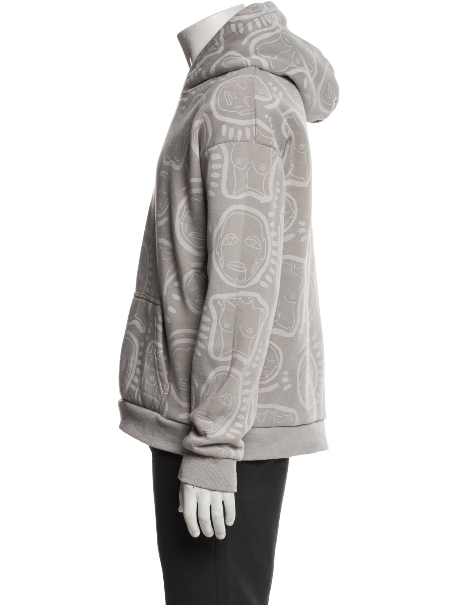 Patrick Church Printed Crew Neck Hoodie