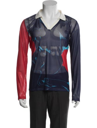 Patrick Church Printed Long Sleeve Shirt