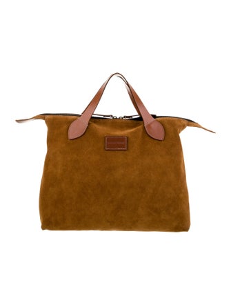 Parker Thatch Suede Top Handle Bag