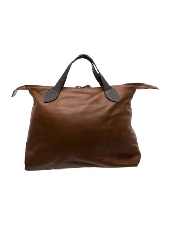 Parker Thatch Leather Top Handle Bag