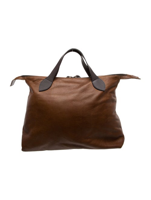 Parker Thatch Leather Top Handle Bag