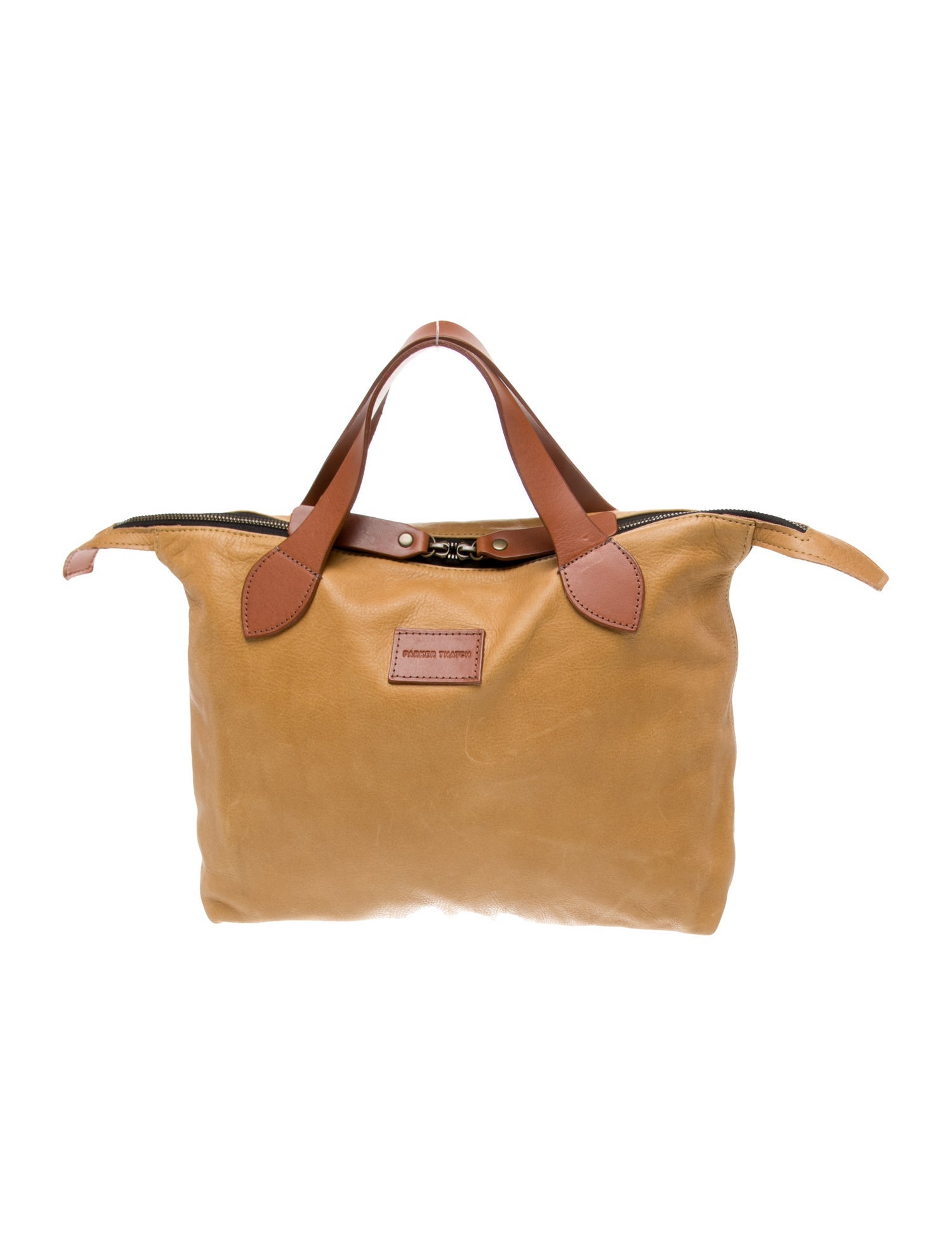 Parker Thatch Leather Top Handle Bag