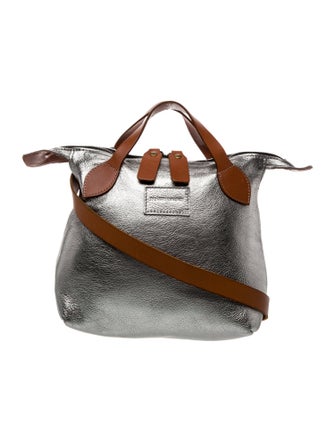 Parker Thatch Leather Top Handle Bag