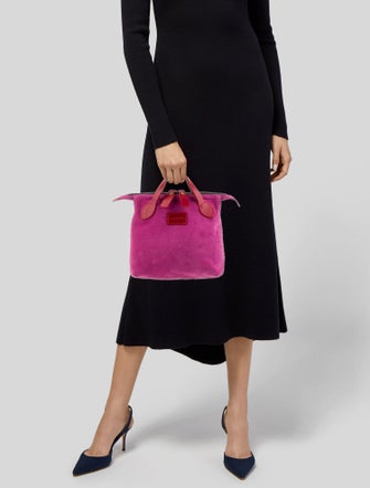 Parker Thatch Suede Top Handle Bag