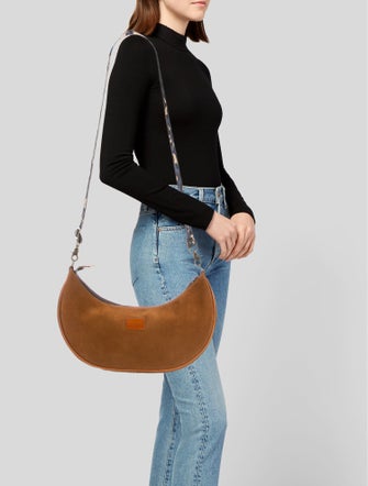 Parker Thatch Suede Crossbody Bag