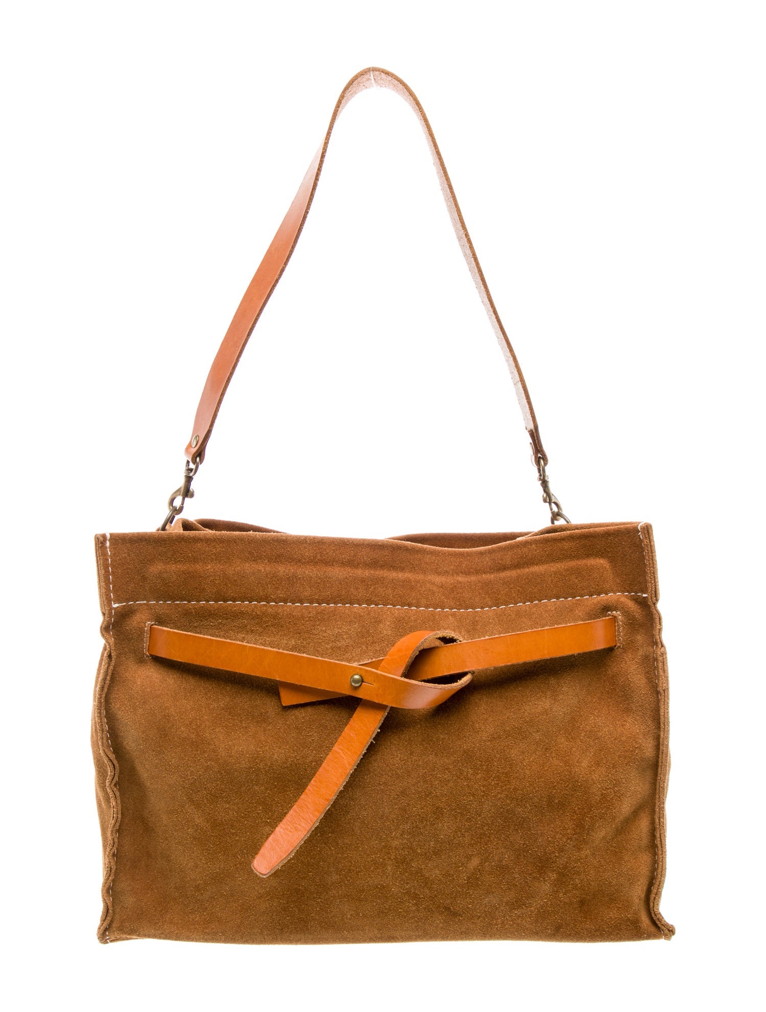 Parker Thatch Suede Shoulder Bag