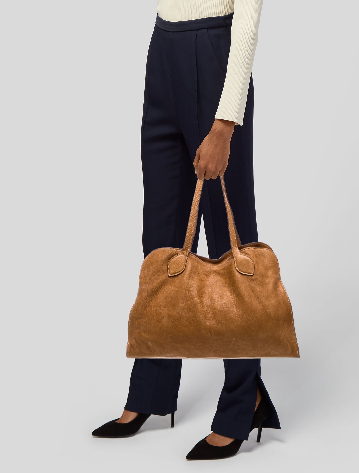 Parker Thatch Leather Tote