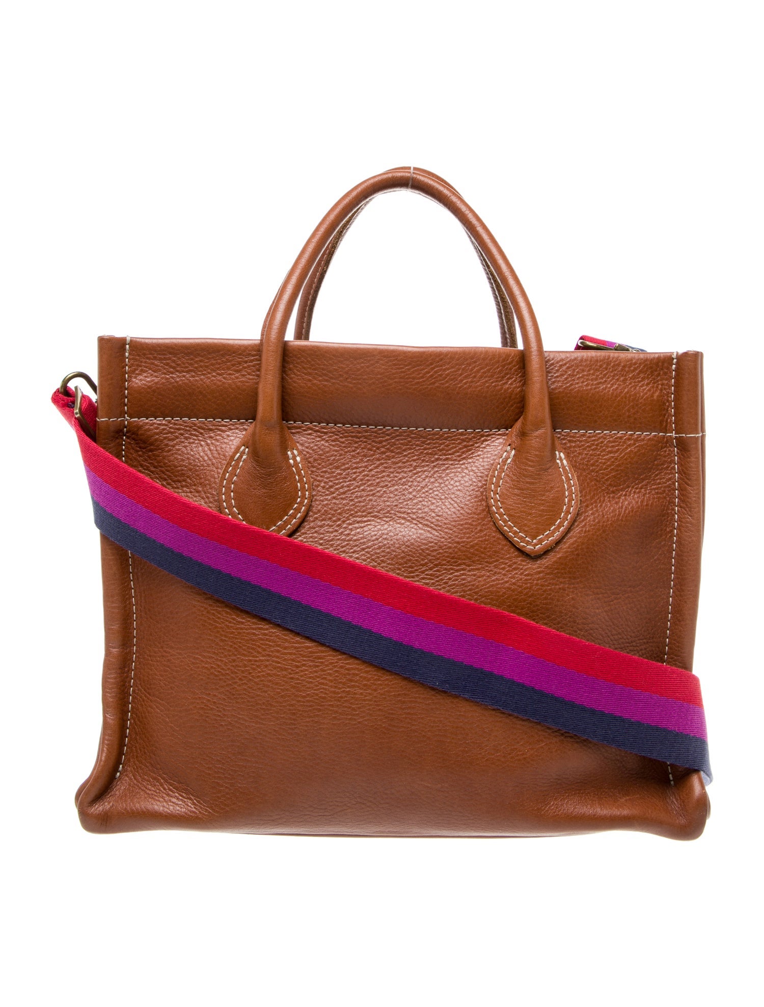 Parker Thatch Leather Top Handle Bag