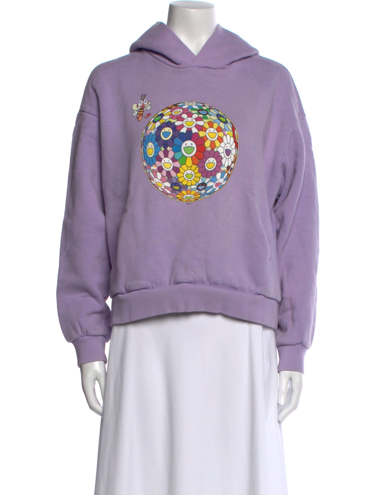 Pangaia x TAKASHI MURAKAMI Graphic Print Crew Neck Sweatshirt