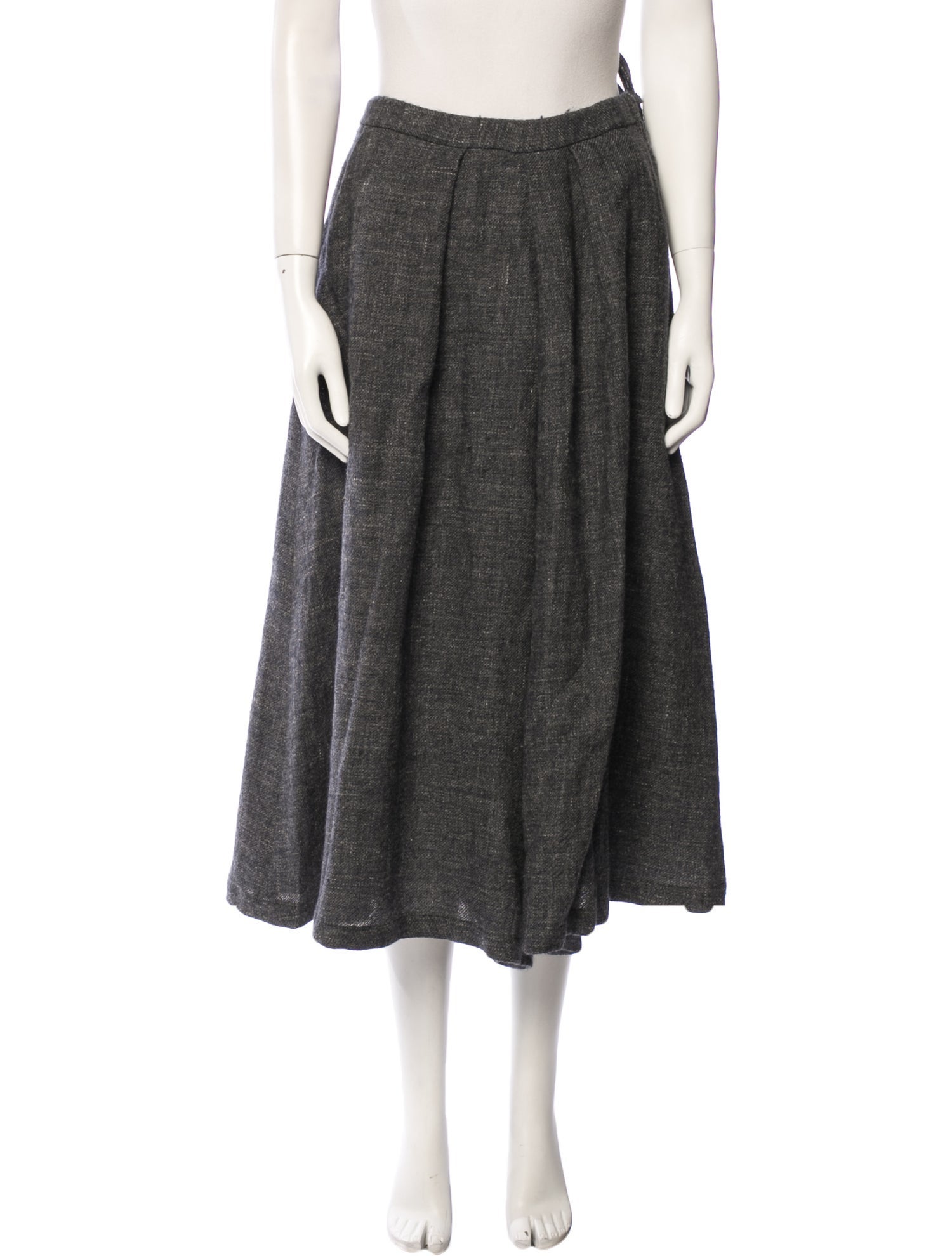 Pure Blue Japan Wool Wide Leg Pants