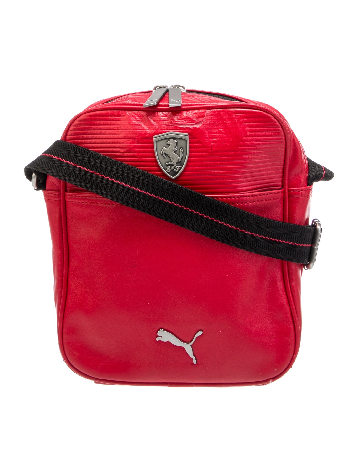 Puma x Ferrari Leather Crossbody Bag