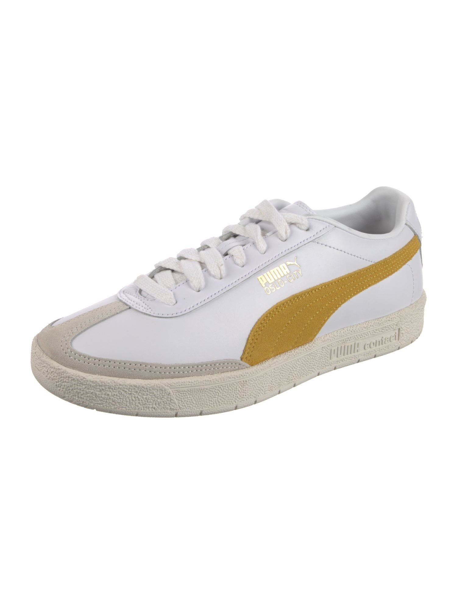 Puma Leather Colorblock Pattern Sneakers