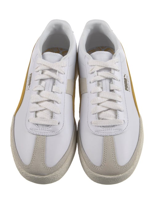 Puma Leather Colorblock Pattern Sneakers