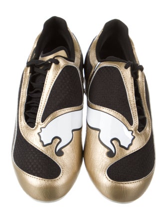 Puma Leather Colorblock Pattern Sneakers