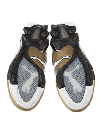 Puma Leather Colorblock Pattern Sneakers