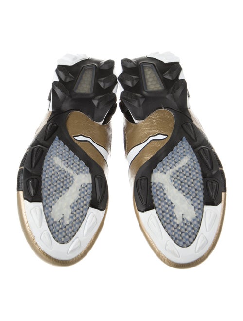 Puma Leather Colorblock Pattern Sneakers