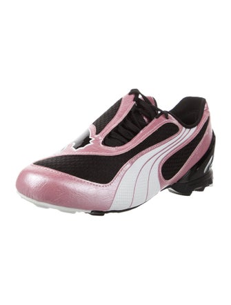 Puma Leather Colorblock Pattern Sneakers