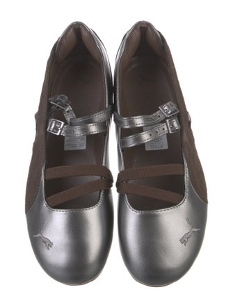 Puma Leather Colorblock Pattern Sneakers