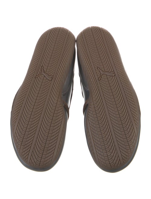 Puma Leather Colorblock Pattern Sneakers