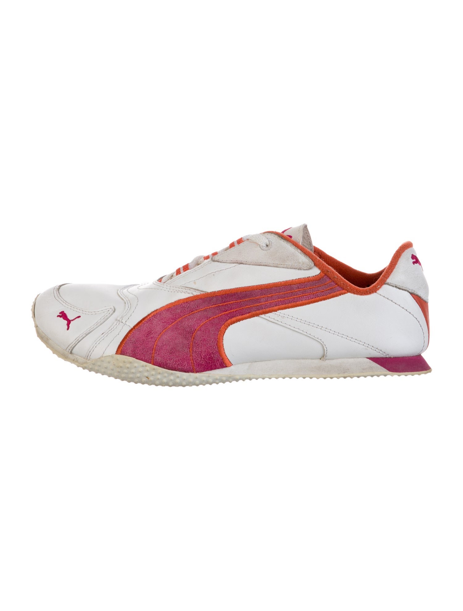 Puma Leather Colorblock Pattern Sneakers